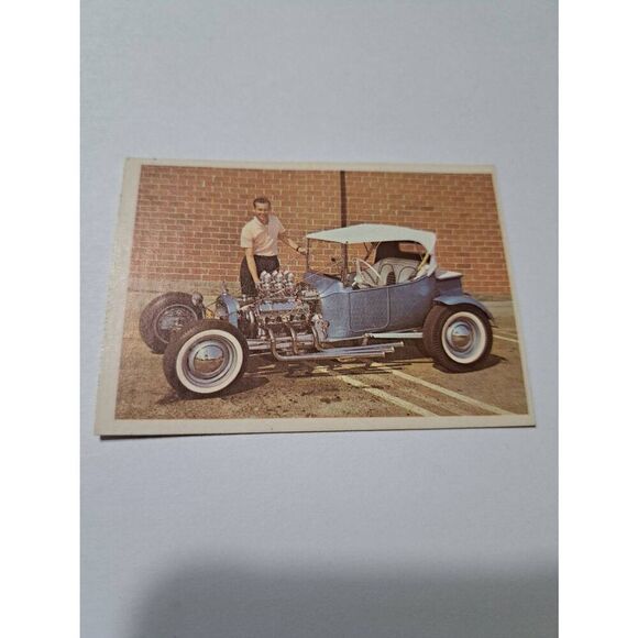 Vintage 1965 Hot Rod Magazine Spec Sheet #28 Trading Card 334 Cubic Inches - Picture 1 of 2